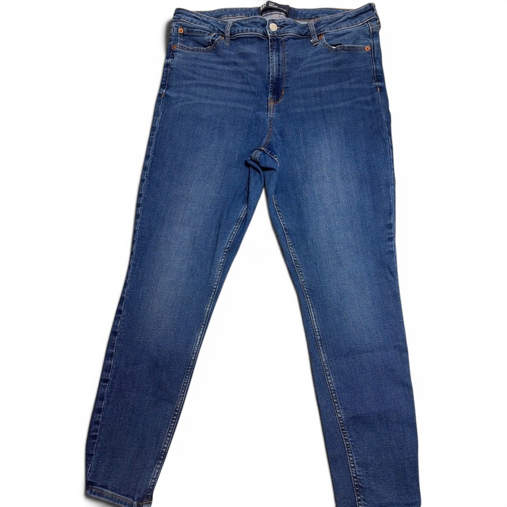 Gap Denim Womens 18/34R High Rise Universal Legging Jeans Medium Charlotte Wash